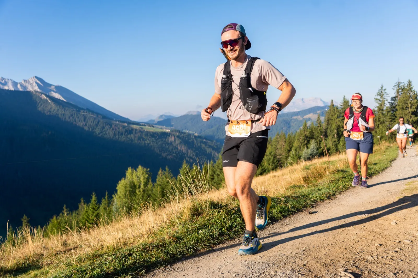 Jeremy au Trail du Bélier, La Clusaz 2025